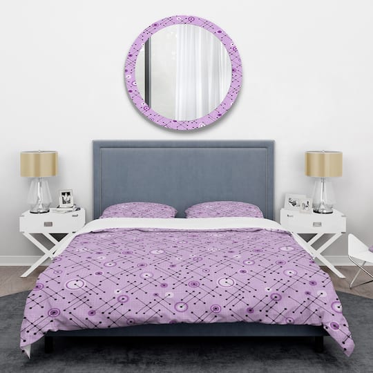 Designart '1950 Retro Pattern III' Mid-Century Duvet Cover Set